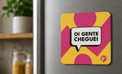 Oi Gente Cheguei - Imã - Imagem 2